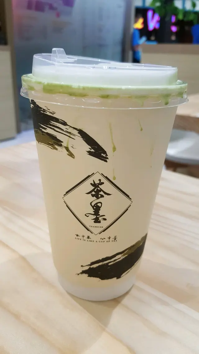 麻糬玄米抹茶鮮奶