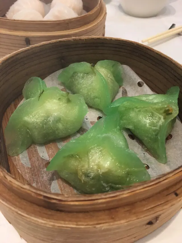 帶子菜苗餃