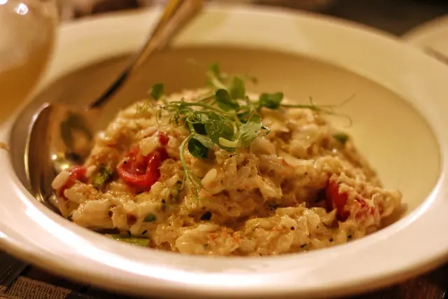Crab Meat Risotto