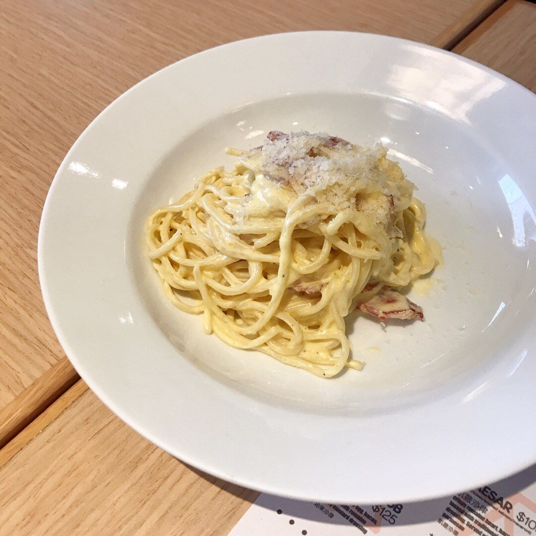 Spaghetti Carbonara - Waffling Beans's photo in Western District Hong Kong  | OpenRice Hong Kong