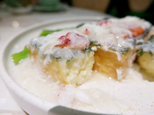 鮮蟹肉燴黃金豆磚 