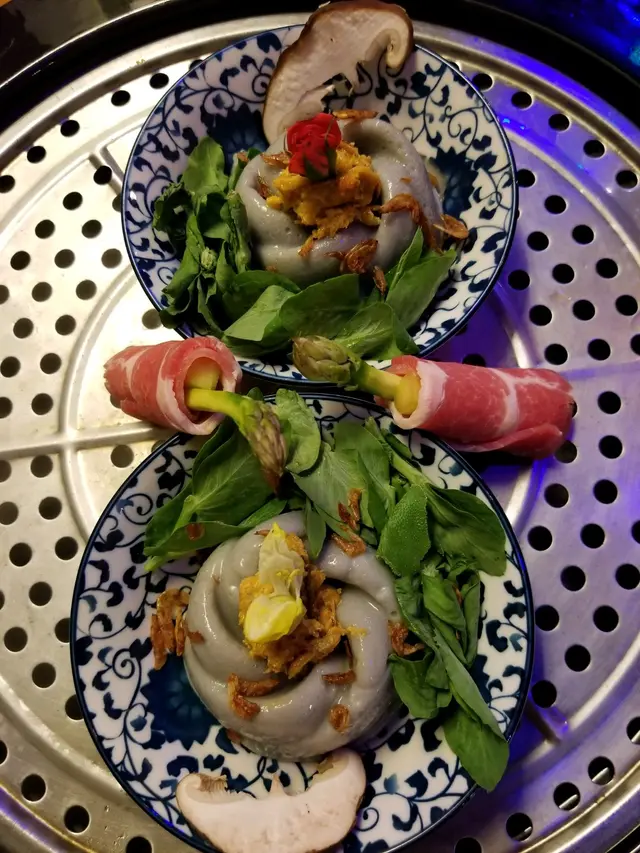 鮮拆蟹肉手工玫瑰花生豆腐