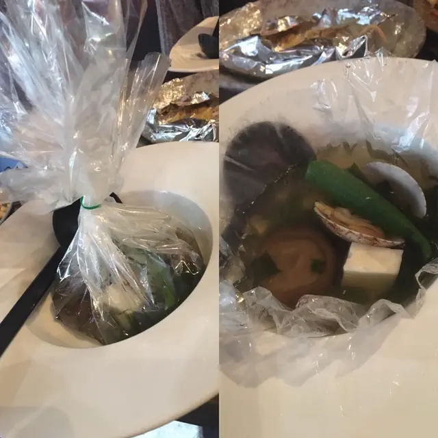 S2鐵板紙包蜆湯