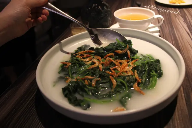 櫻花蝦米湯蕃薯苗