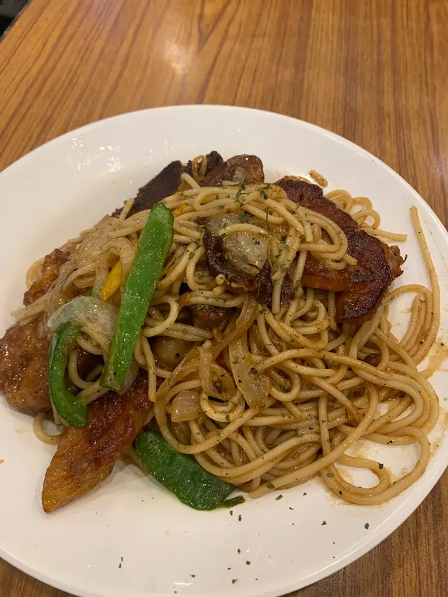 中伏,汁太多,豬扒唔得