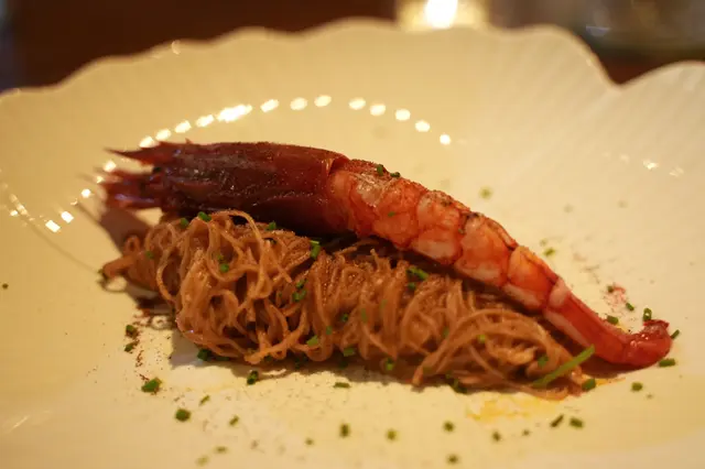 Carabinero Red Prawn with Shrimp Roe Noodle