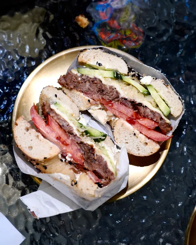 秘製牛肉bagel