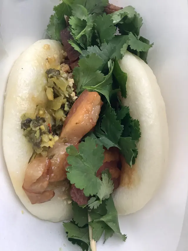 傳統刈包加柚子醬