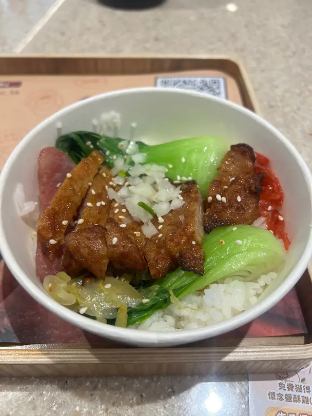 台灣古早味烤豬肉便當（小） 