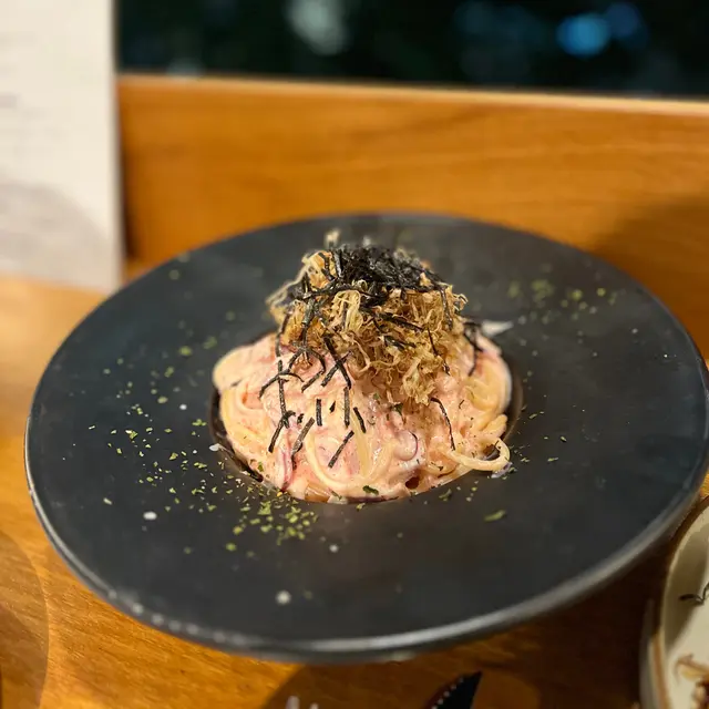 明太子忌廉汁煙肉意粉