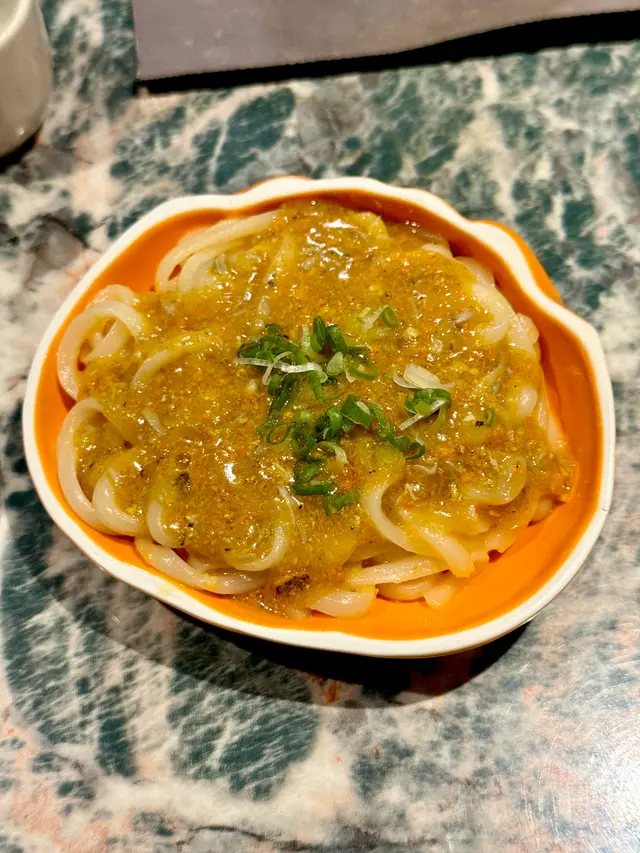 大閘蟹粉蟹黃稻庭烏冬