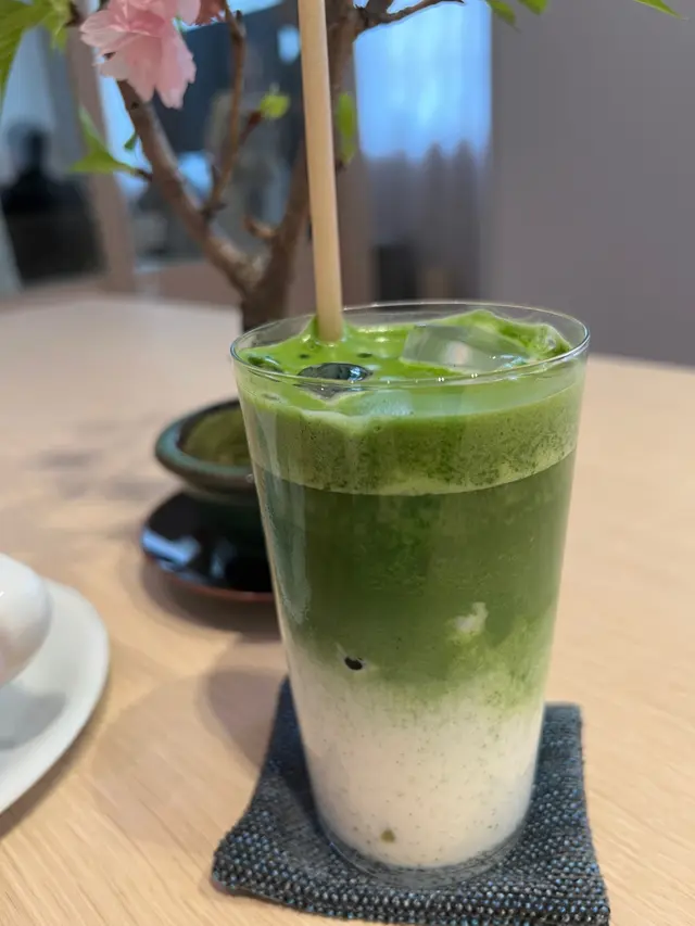 超有驚喜感的抹茶Latte🍵沒想到連抹茶Latte也可以選擇濃醇度