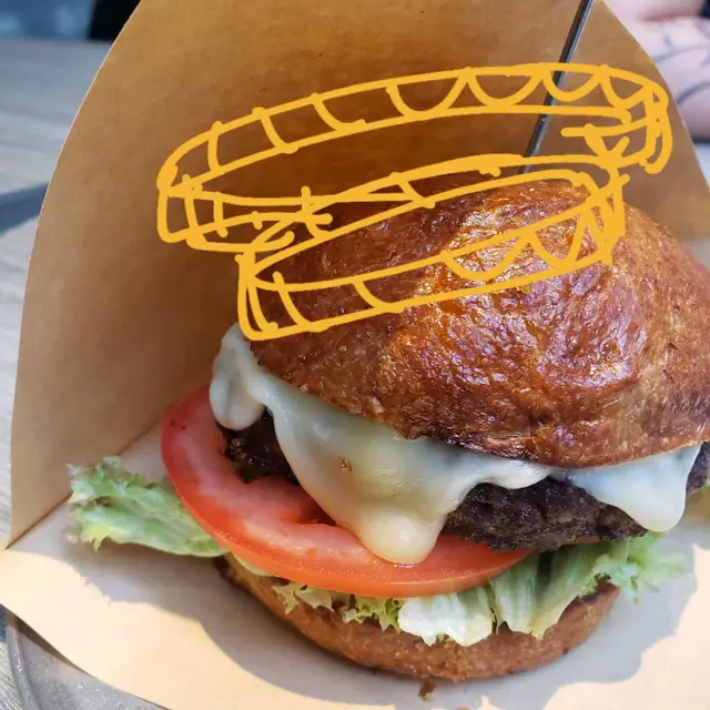 招牌手打漢堡包