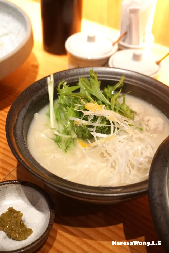 Chicken soup udon