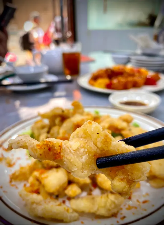 📌椒鹽大墨魚片