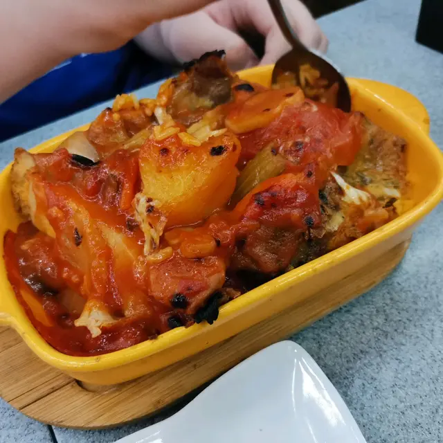 唔熟嘅焗豬扒飯🤨😣