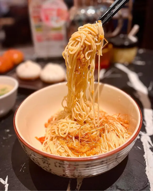 蟹粉拌麵