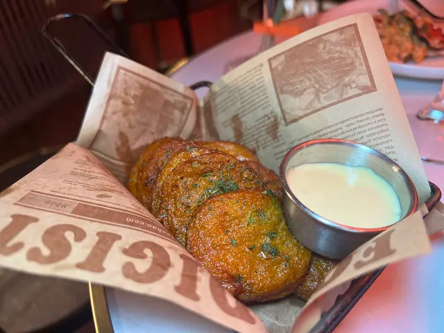Fried Fish Cake with Lemon Sauce