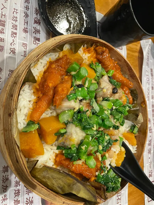 南瓜鳳爪排骨飯