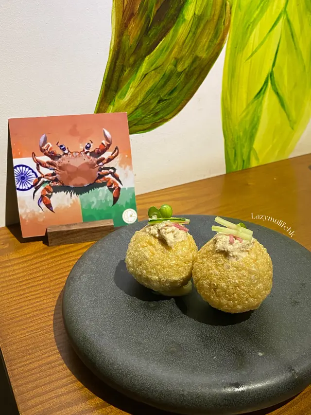 CRAB"PANI PURI”蟹肉沙律脆球