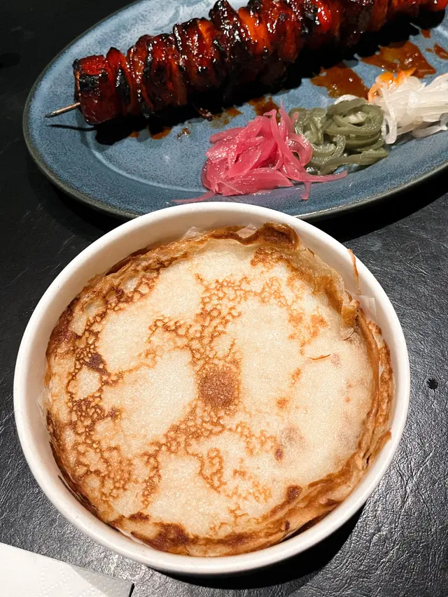 鳳肝金錢鱔  配pancake