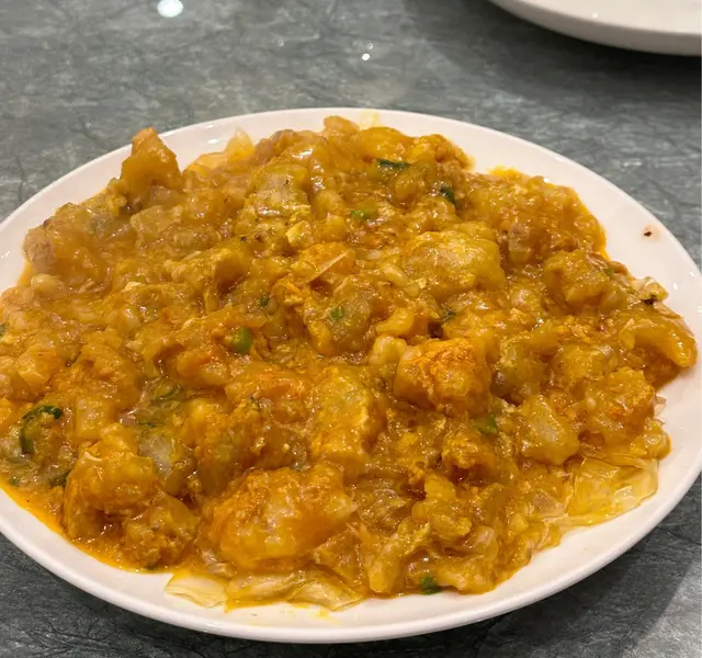 蟹膏炒粉皮