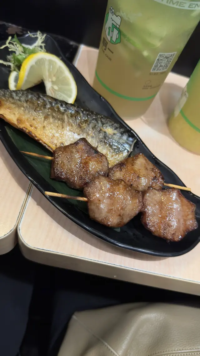 燒鯖魚  燒牛舌