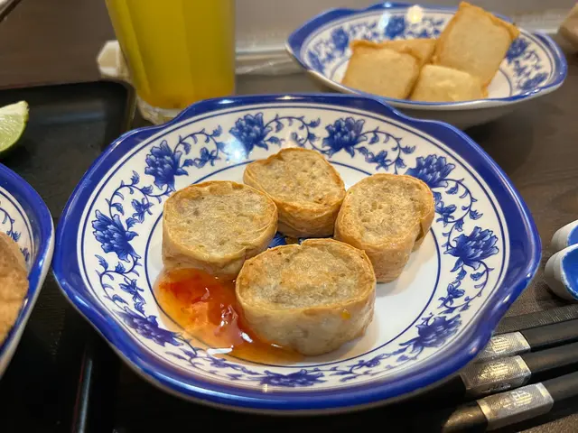 氣炸新鮮滷肉捲拼甜酸醬