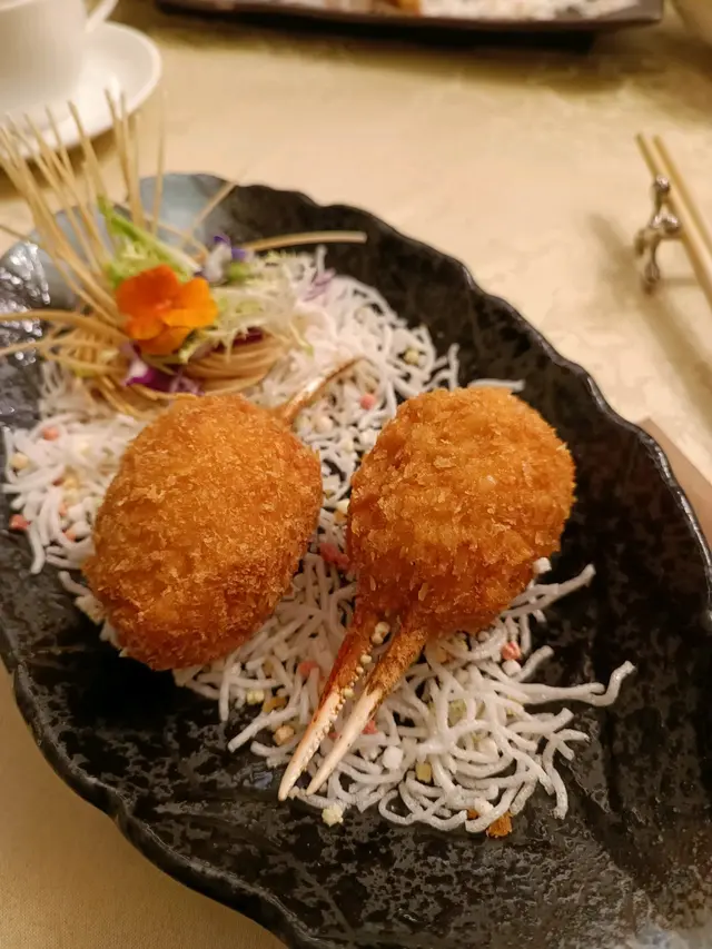 百花炸釀松葉蟹鉗