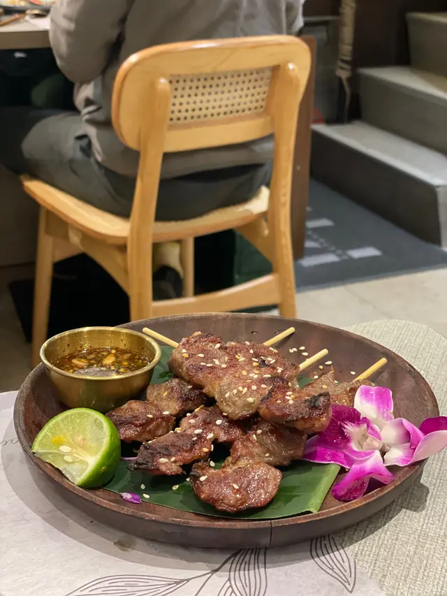 美國牛肋肉串燒4串