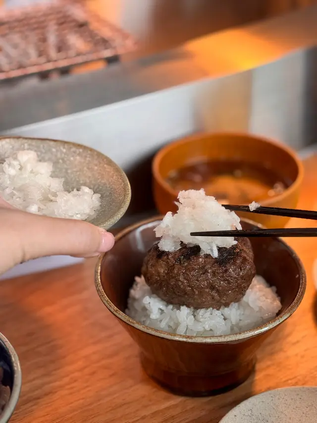 蘿蔔泥配自家製柚子醋