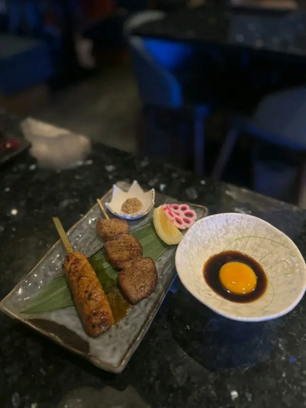 免治雞肉軟骨棒 ＆ 厚切牛舌