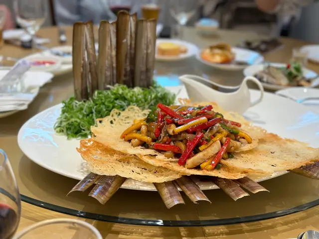 味菜蟶子煎米粉底