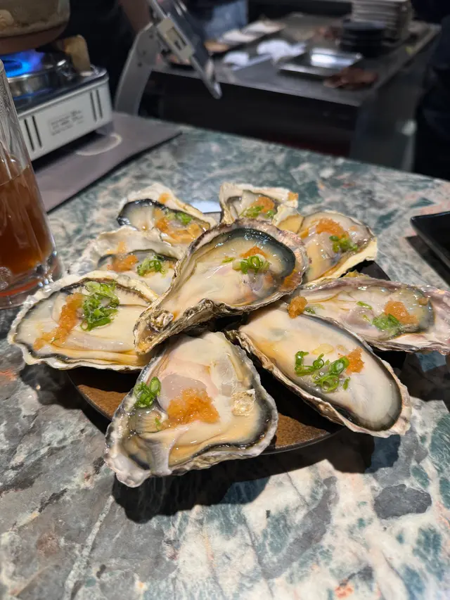 日本時令牡蠣刺身