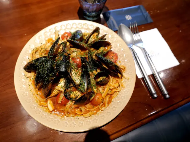 香草牛油青口扁意粉