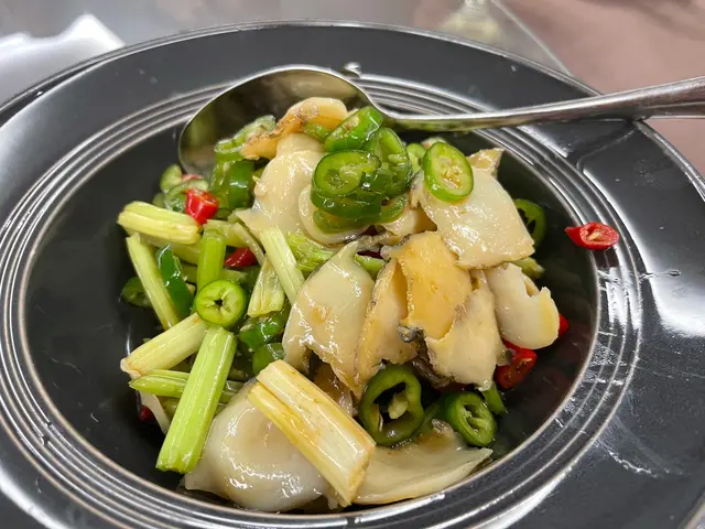 椒汁鮑魚
