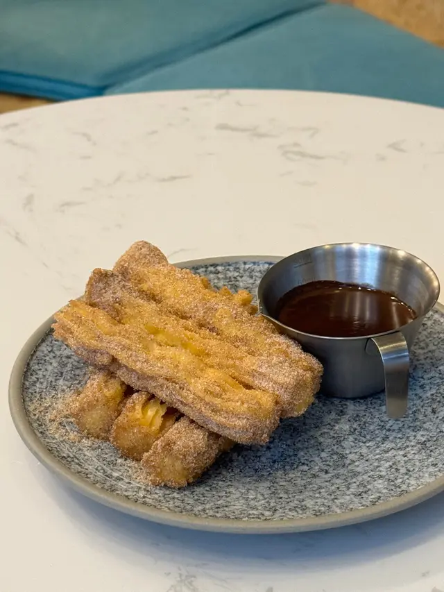 Homemade Churros with Chocolate Sauce