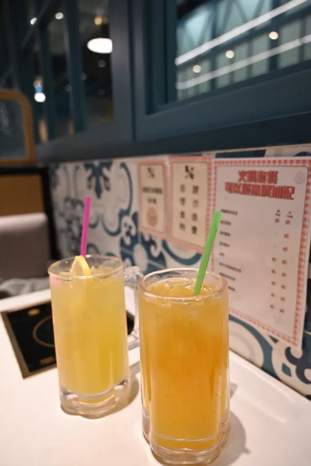 柑桔檸檬特飲、愛文芒果茉莉花茶