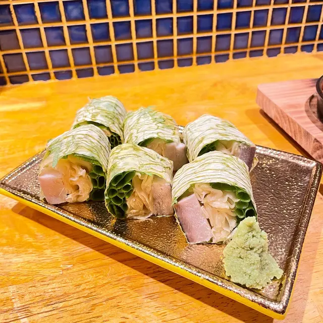 白姜醋鯖魚昆布卷