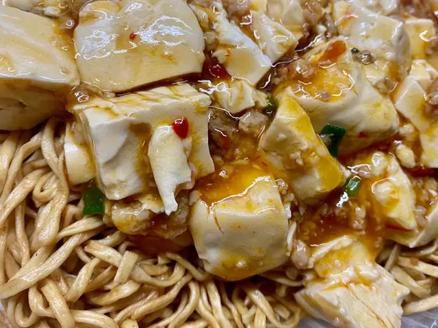 四川麻婆豆腐撈乾燒伊麵