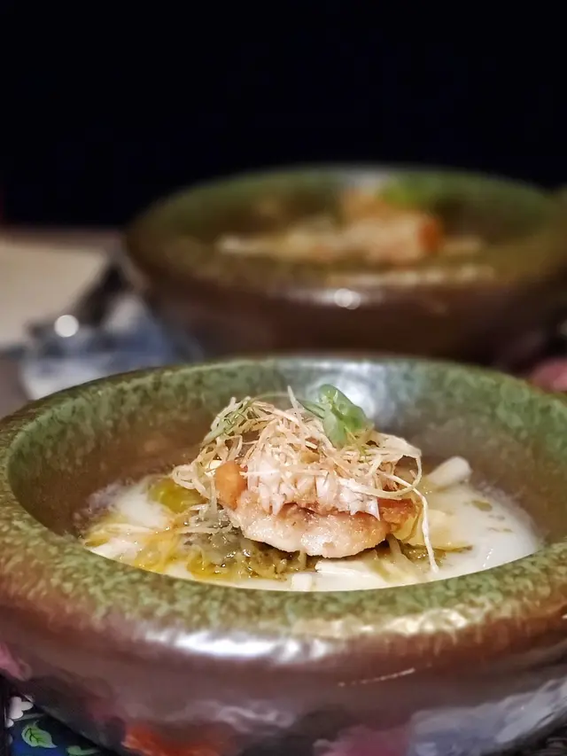 鹹酸菜·奶油濃魚湯生煎麒麟魚