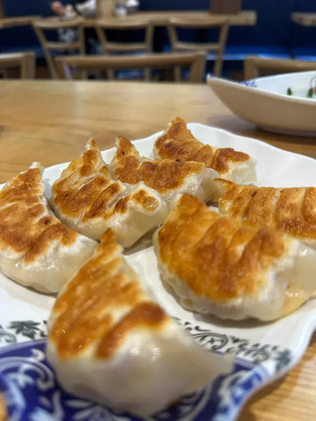 Panfried cheese dumpling