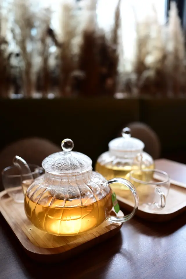 洋甘菊茶，茉莉花綠茶