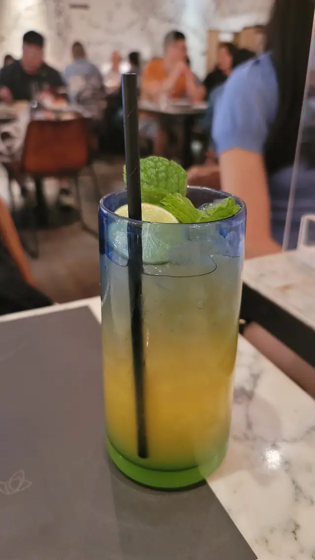 Passion Fruit, Lime Juice, Mint Syrup