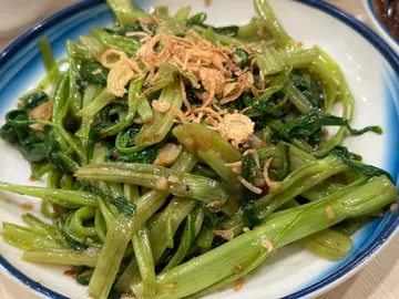 马拉盏炒通菜