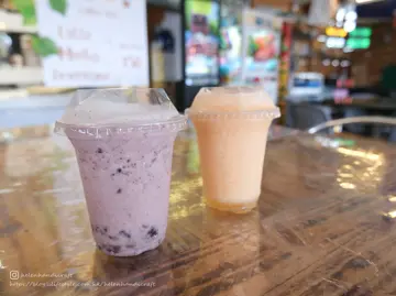 菠蘿木瓜雜果冰沙 & 椰汁紫米冰沙