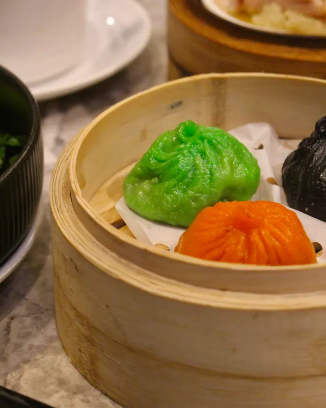 三色小籠包 - 原味, 川辣, 松露
