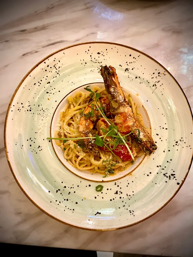 📌冬蔭功大蝦意粉