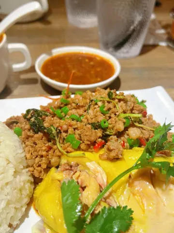 香叶肉碎海南鸡饭