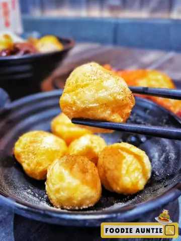 椒盐炸墨鱼丸